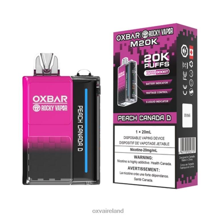 V24FH6 PEACH CANADA D - OXVA vape shop OXVA OXBAR M20K