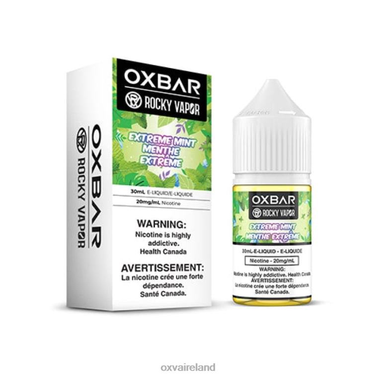 V24FH48 EXTREME MINT - OXVA review OXVA OXBAR 30ML SALT NIC