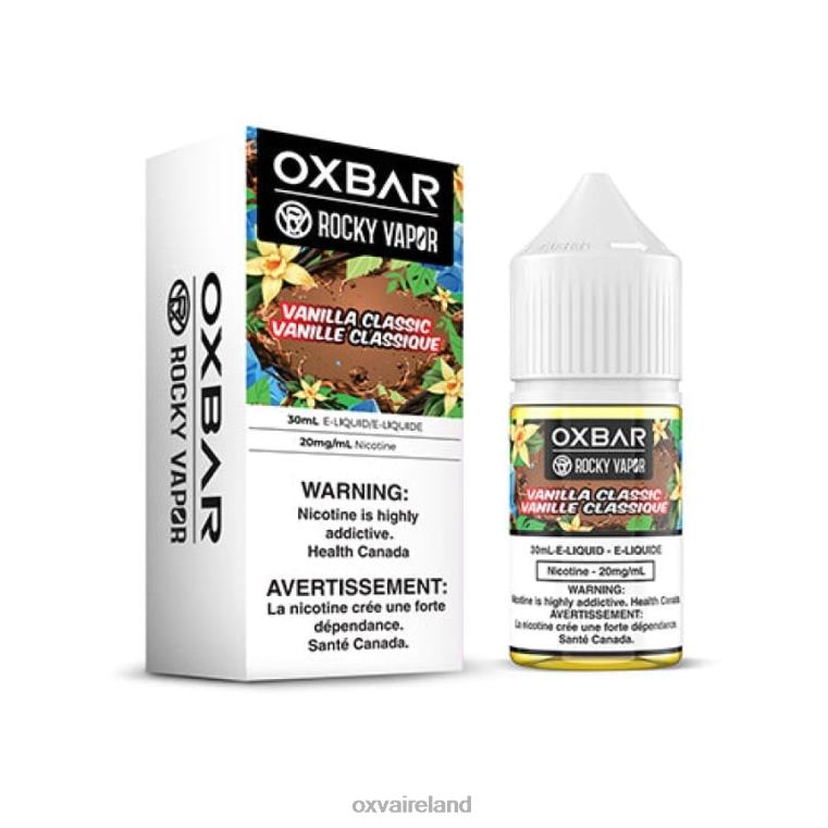 V24FH50 VANILLA CLASSIC - OXVA best vape OXVA OXBAR 30ML SALT NIC