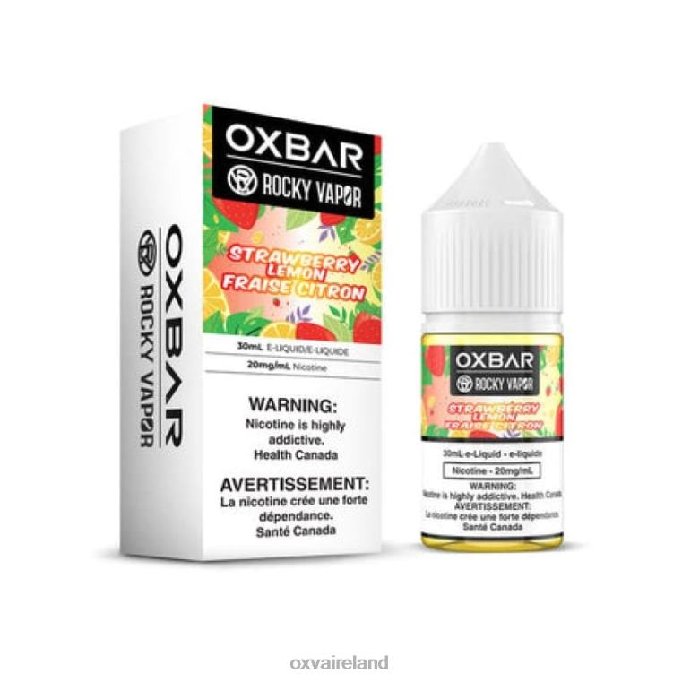 V24FH52 STRAWBERRY LEMON - OXVA Dublin OXVA OXBAR 30ML SALT NIC