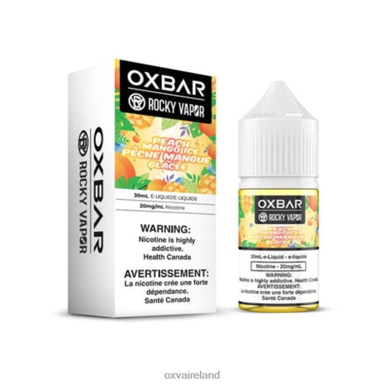 V24FH58 PEACH MANGO ICE - OXVA review OXVA OXBAR 30ML SALT NIC