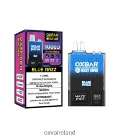 OXVA Vape Shop - OXVA OXBAR MAZE PRO 10000 BLUE RAZZ 8P40D26